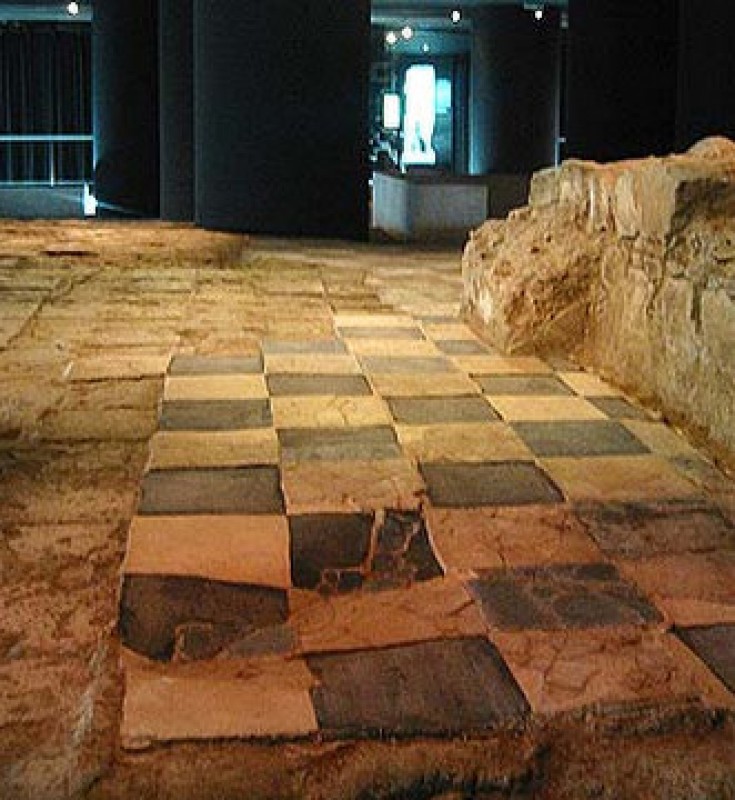 The Augusteum, a Roman temple in Cartagena dedicated to the Emperor Augustus