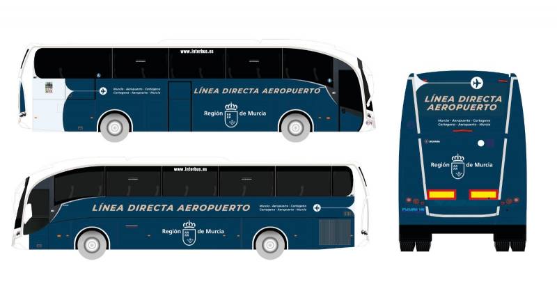 Free public buses will run between Murcia, Cartagena and Corvera Airport this summer