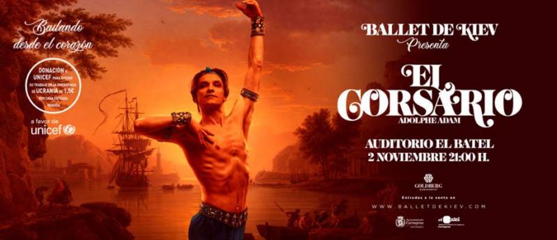 November 2 The Kiev Ballet perform The Corsair in Cartagena