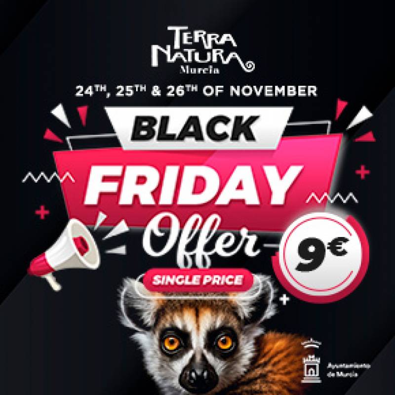 November 24-26 Black Friday offer at Terra Natura Murcia
