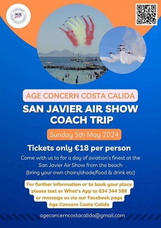 May 5 Age Concern coach trip to San Javier Air Show