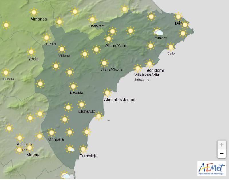 Temperatures soar past 30 degrees: Alicante weather forecast May 13-16