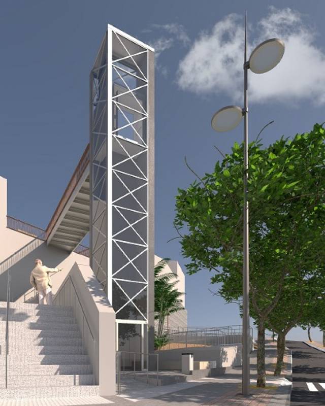 Accessibility improvement for Puerto de Mazarron panoramic elevator