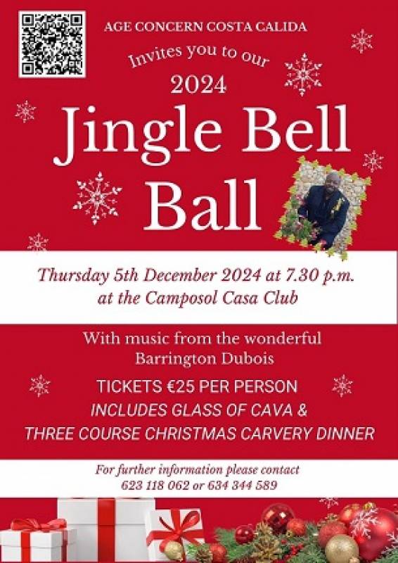 December 5 Age Concern Jingle Bell Ball at Camposol Casa Club