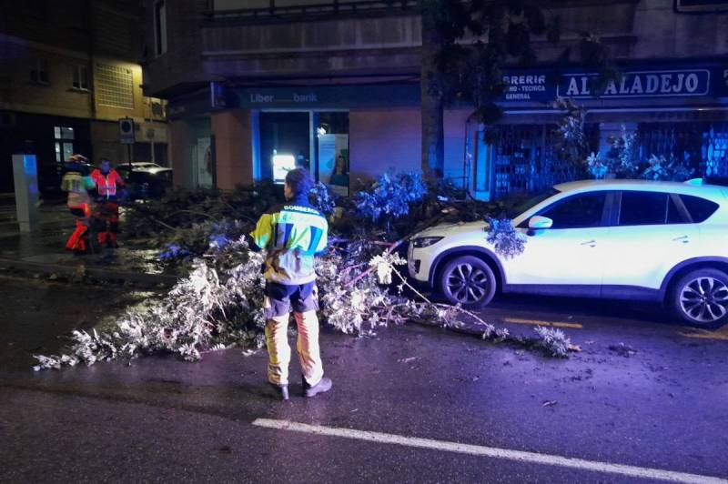 Murcia storm report: Winds and heavy rains cause flood of emergencies