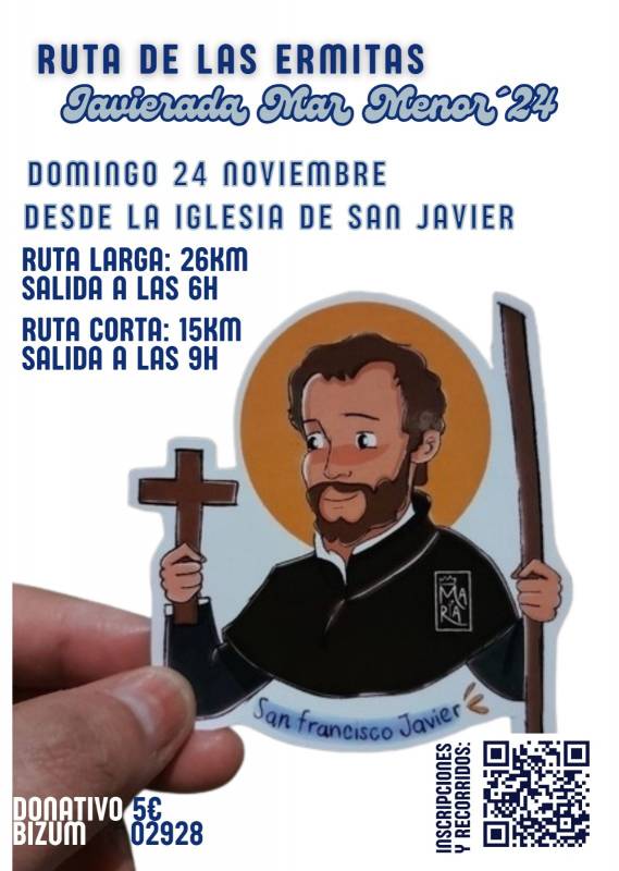 November 24 Hiking route to the churches in the municipality of San Javier