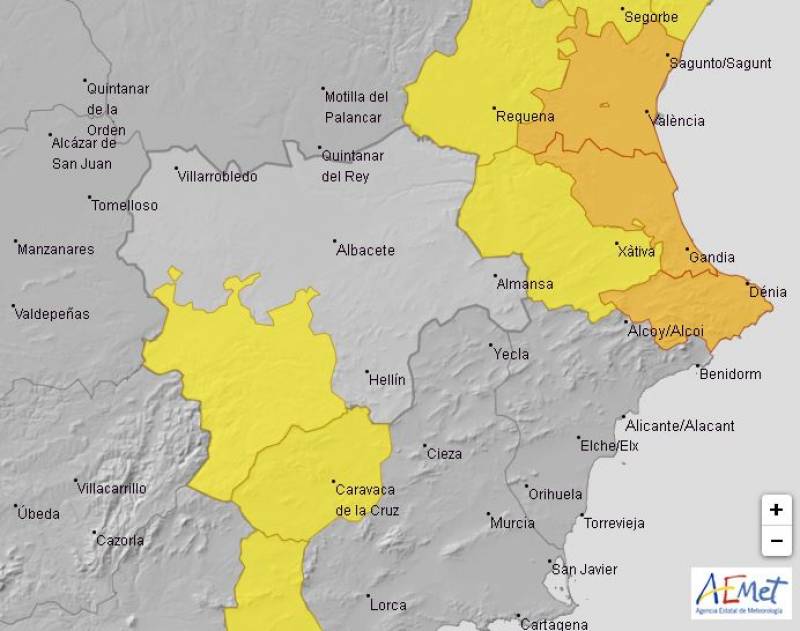 Temperatures climb as storms abate: Alicante weather forecast Nov 14-17