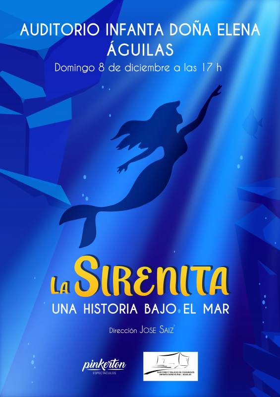 December 8 La Sirenita Una Historia Bajo el Mar, children’s musical at the seafront auditorium in Aguilas