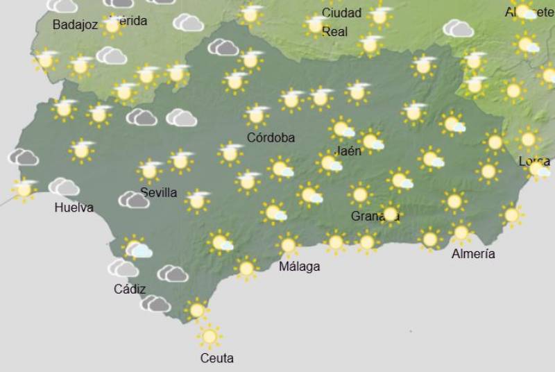 Andalusia weekly weather forecast December 2-8: Still sunny but getting colder