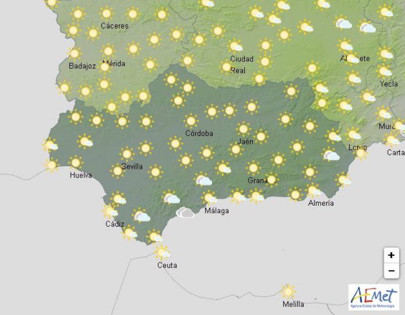 Cold and crisp Christmas: Andalucía weather forecast December 23-26