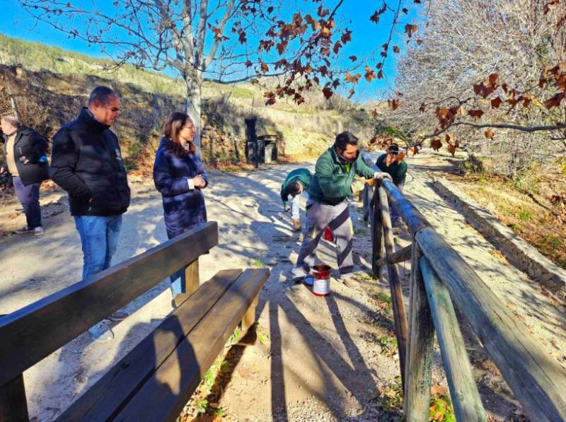 Caravaca upgrades furniture, signage and paths at popular beauty spot