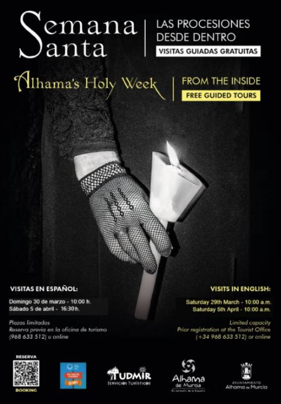 April 5 Free tour in Spanish: Inside the Semana Santa of Alhama de Murcia