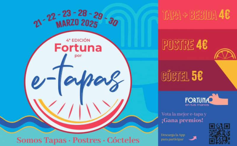 March 21 to 30 Annual tapas route in Fortuna