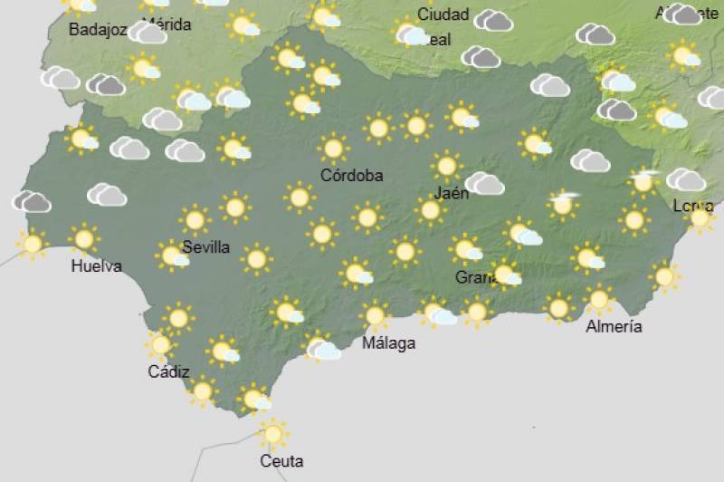 Andalucía weekly weather forecast: March 24-27