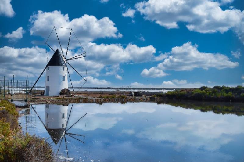 April 18 Free guided walk among the salt flats and windmills of San Pedro del Pinatar