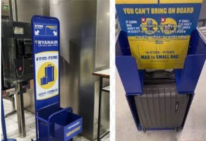 Ryanair admits paying commission to staff who charge for oversized bags