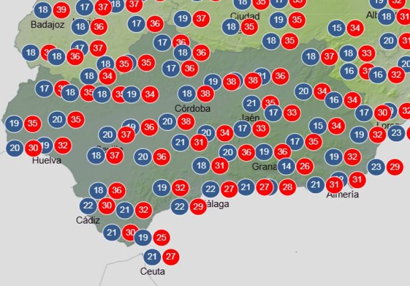 Andalucía weekly weather September 15-18: Summer warmth lingers with sunshine and coastal clouds