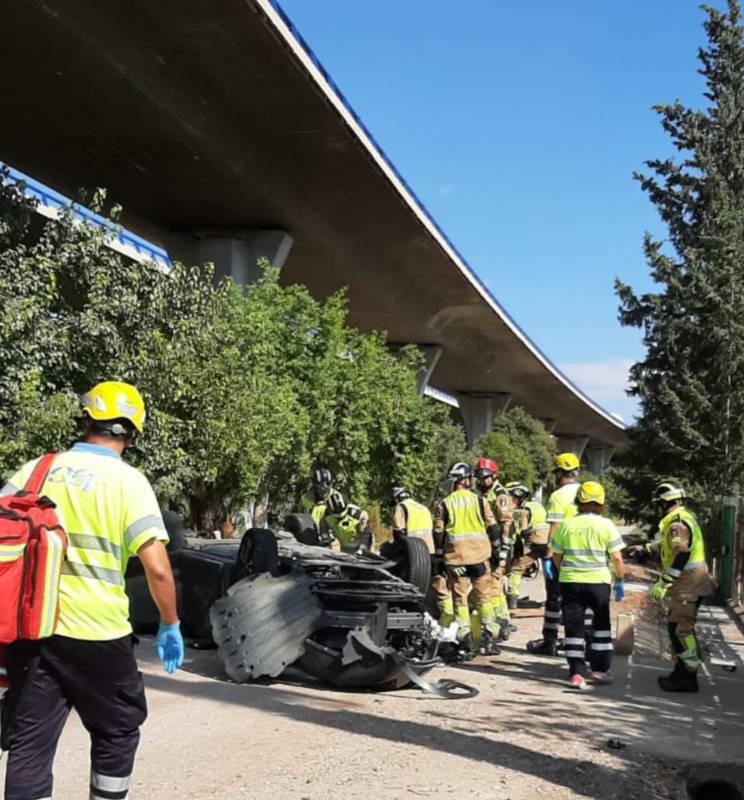 Woman killed in plunge off A-7 motorway viaduct in Murcia