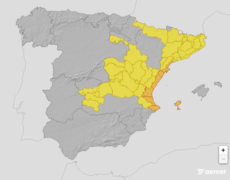 Storms continue in southern Spain this week: Weather forecast October 13-16