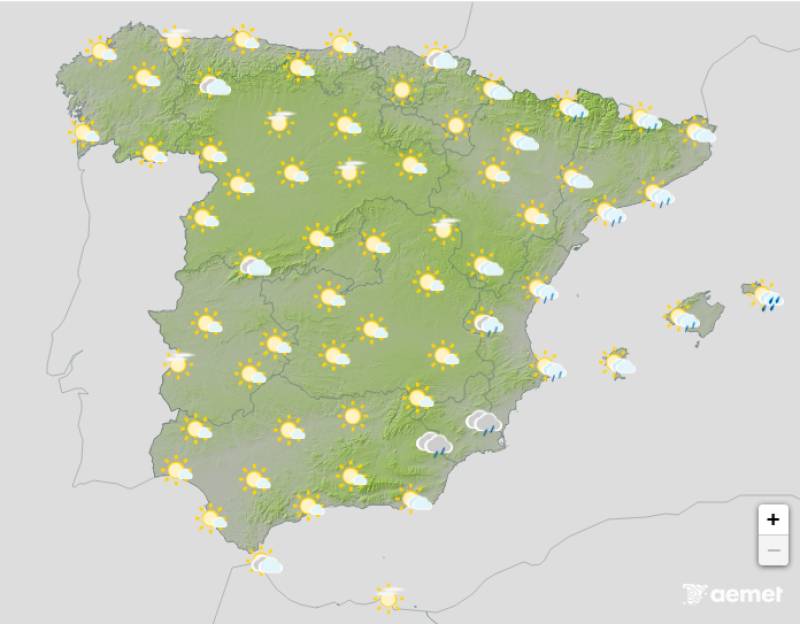 Storms continue in southern Spain this week: Weather forecast October 13-16