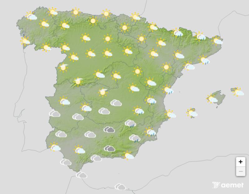 Storms continue in southern Spain this week: Weather forecast October 13-16