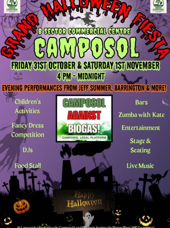 October 31 and November 1 Halloween celebrations in Camposol