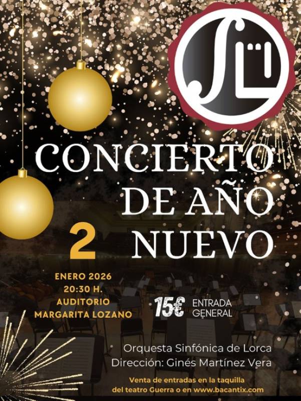 January 2 The New Year concert of the Lorca Symphony Orchestra