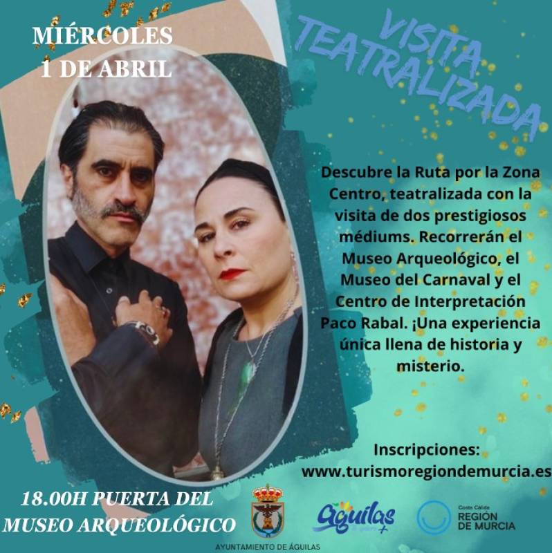 April 1 Free dramatized tour of three museums of Aguilas