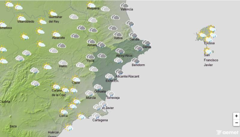 Sun, showers and thunderstorms: Alicante weather forecast May 4-7