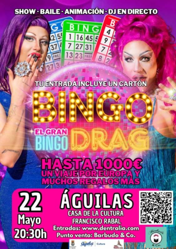 May 22 Grand Bingo Drag in Águilas!