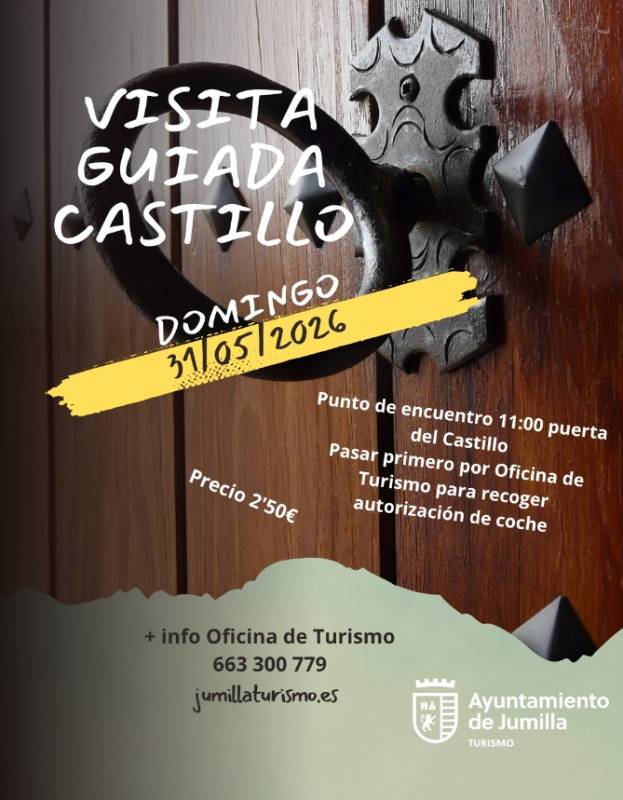 May 31 Guided tour of the castle of Jumilla