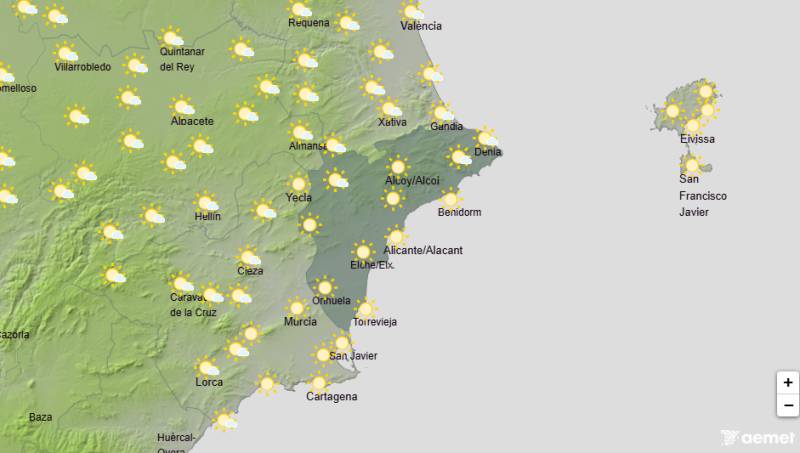 Sun all the way this weekend: Alicante weather forecast May 21-24