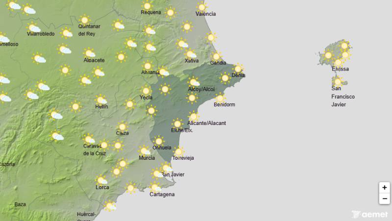 Saharan dust and high temperatures linger: Alicante weather forecast June 22-25