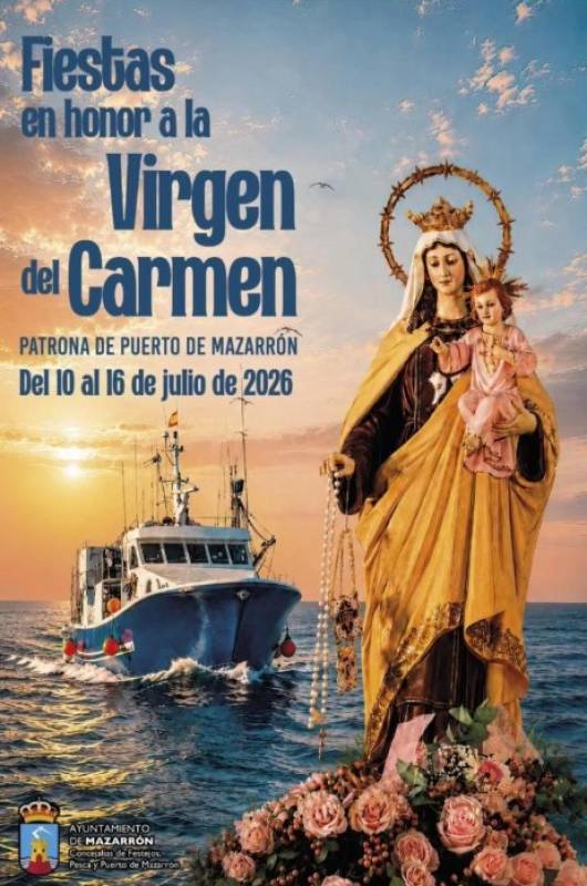 July 10 to 16 Annual fiestas of the Virgen del Carmen in Puerto de Mazarron