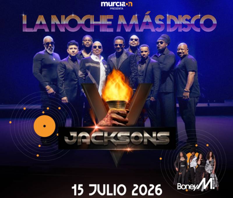 July 15 Two of the original Jacksons headline 'Disco Night' in Murcia