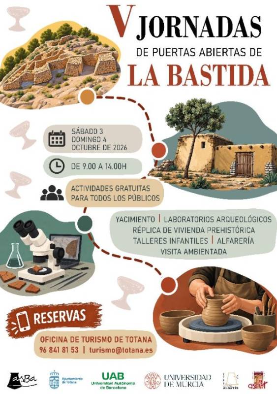 October 3 and 4 Open days at the 4,000-year-old La Bastida archaeological site in Totana