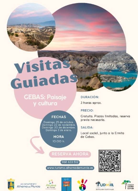 December 20 Free guided tour in Spanish of Gebas in the mountains of Sierra Espuña